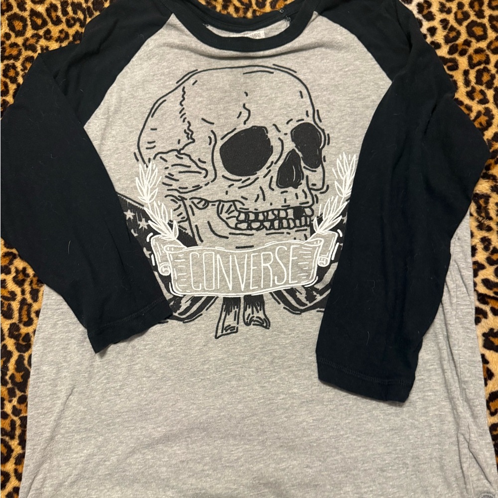 Converse skull long sleeve
